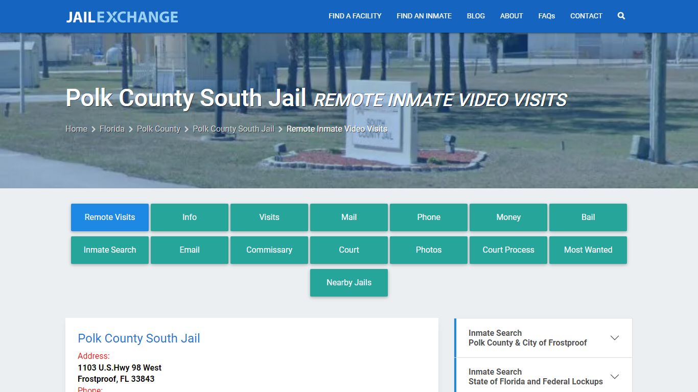 Video Visitation - Polk County South Jail, FL - Jail Exchange
